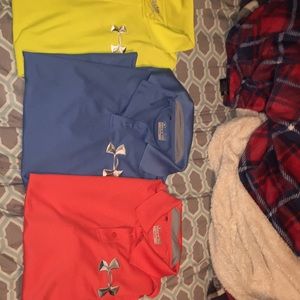 Men’s Under Armour golf shirts